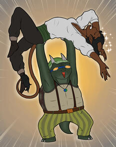 Fullbody (base bg +1 char.)