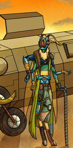 Full shaded, complex bg (extra cost)